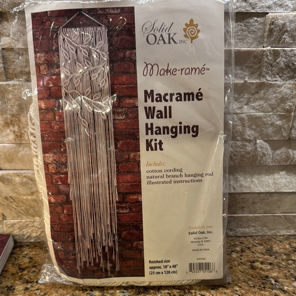 Cream Tapestry Macramé Wall Decor